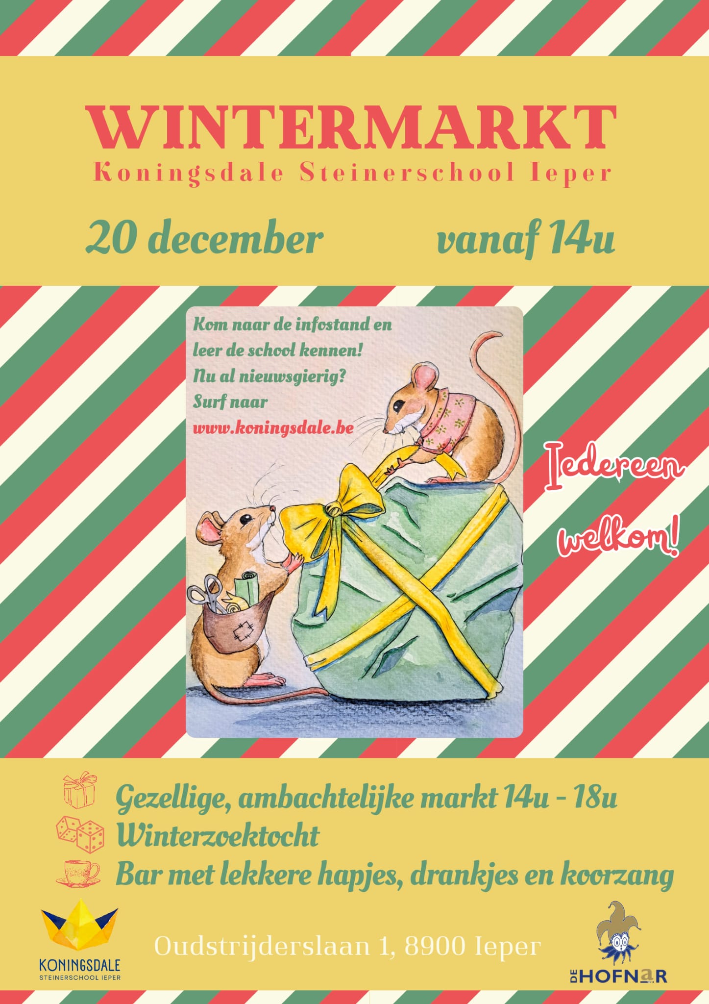 Wintermarkt Koningsdale Steinerschool Ieper