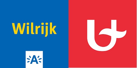 Montage Logo District Wilrijk - U Antwerpen