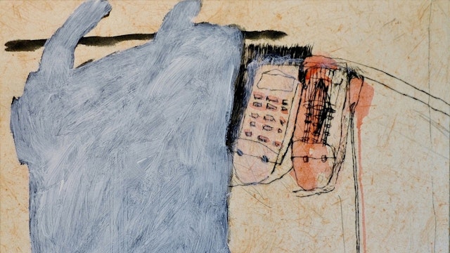 Enk De Kramer; zonder titel, kleurets 1/1 + gemengde techniek, 25.5 x 34 cm
