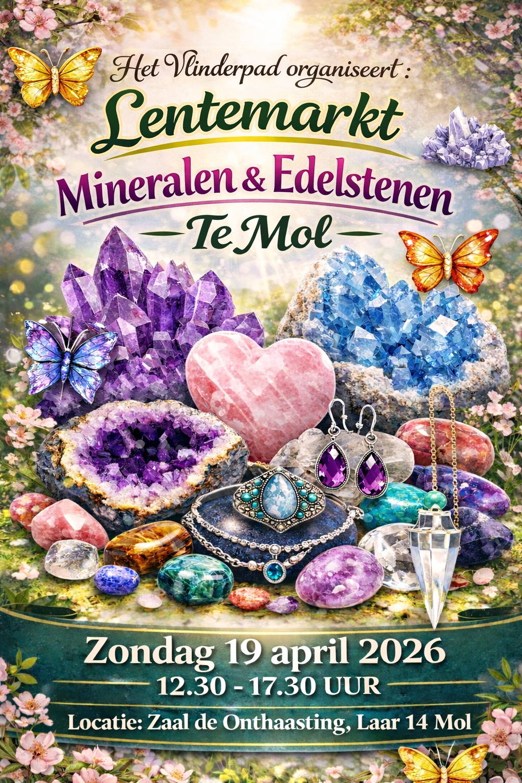 Lentemarkt mineralen & edelstenen 