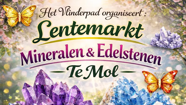 Lentemarkt mineralen & edelstenen