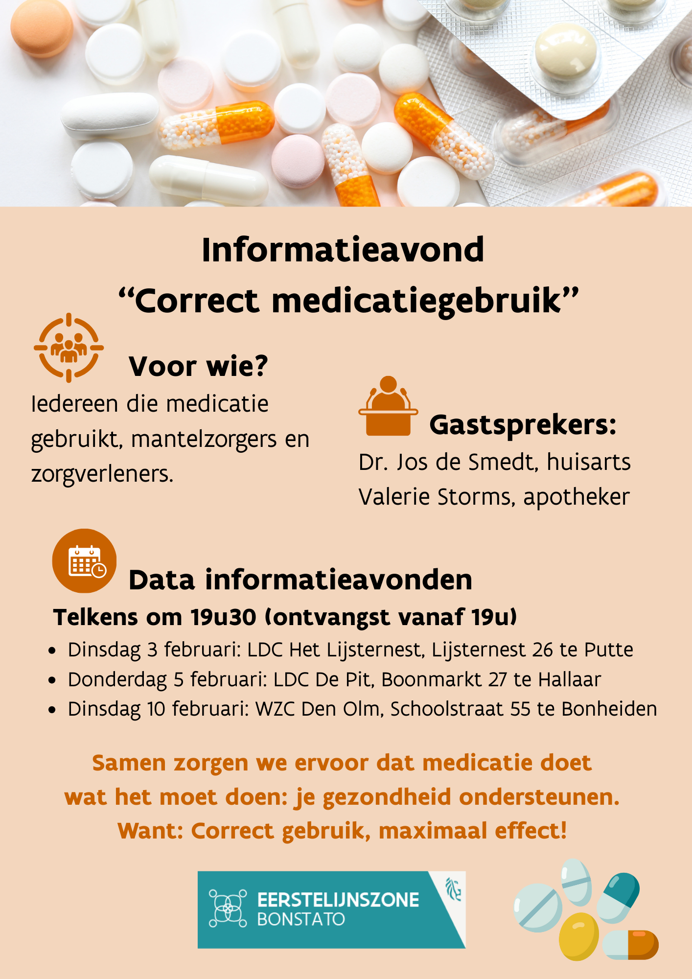 Infoavond correct medicatiegebruik