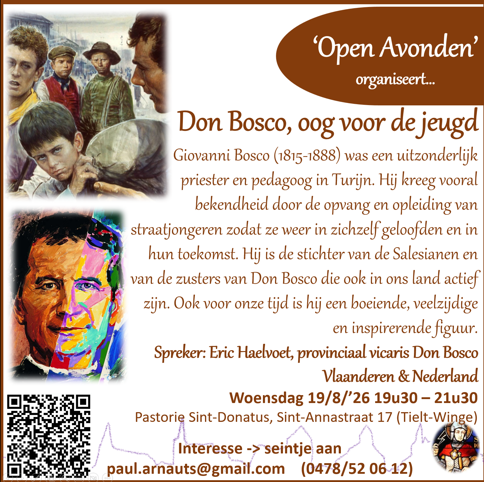 Don Bosco, oog voor de jeugd