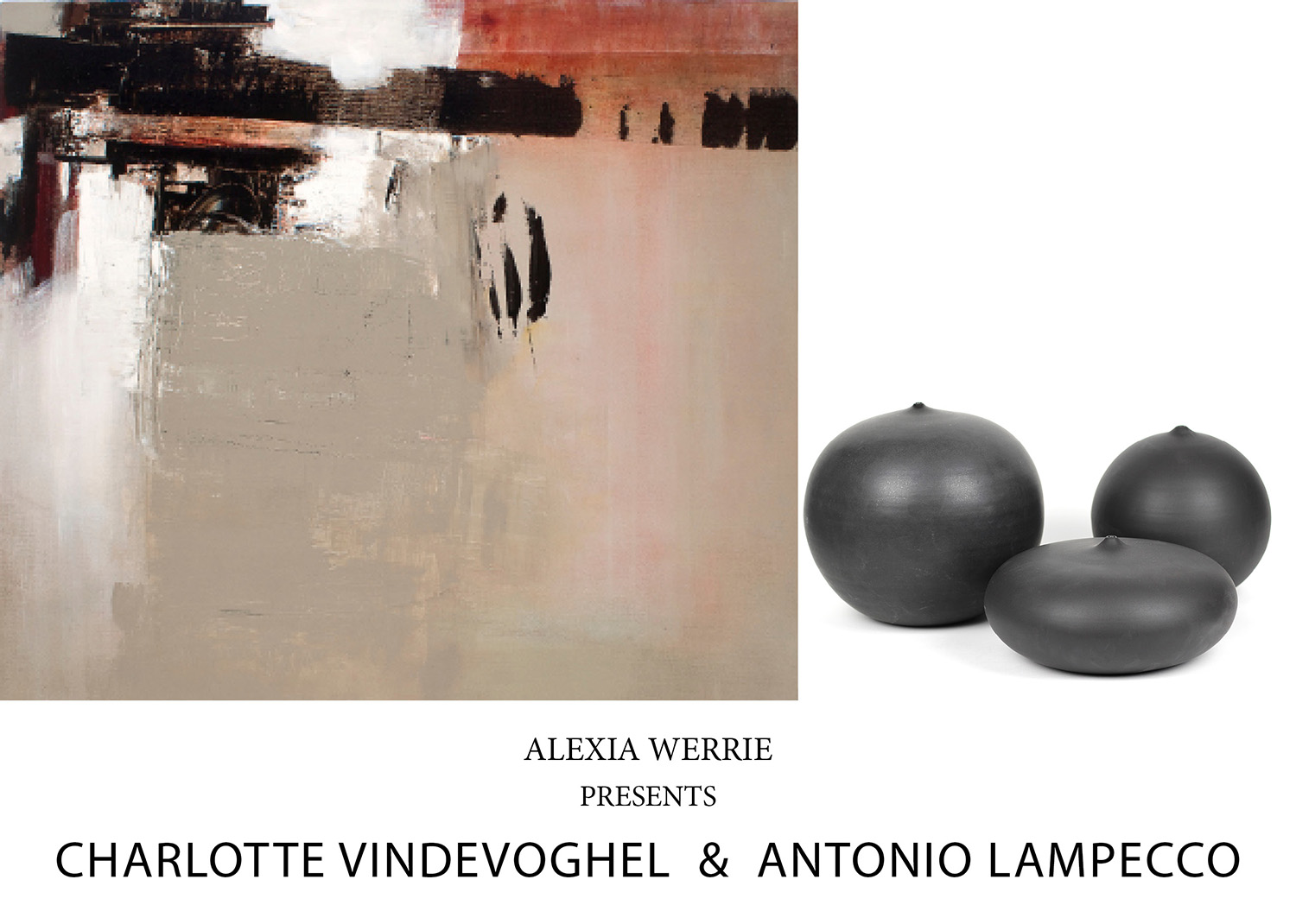 Exhibition Charlotte Vindevoghel & Antonio Lampecco