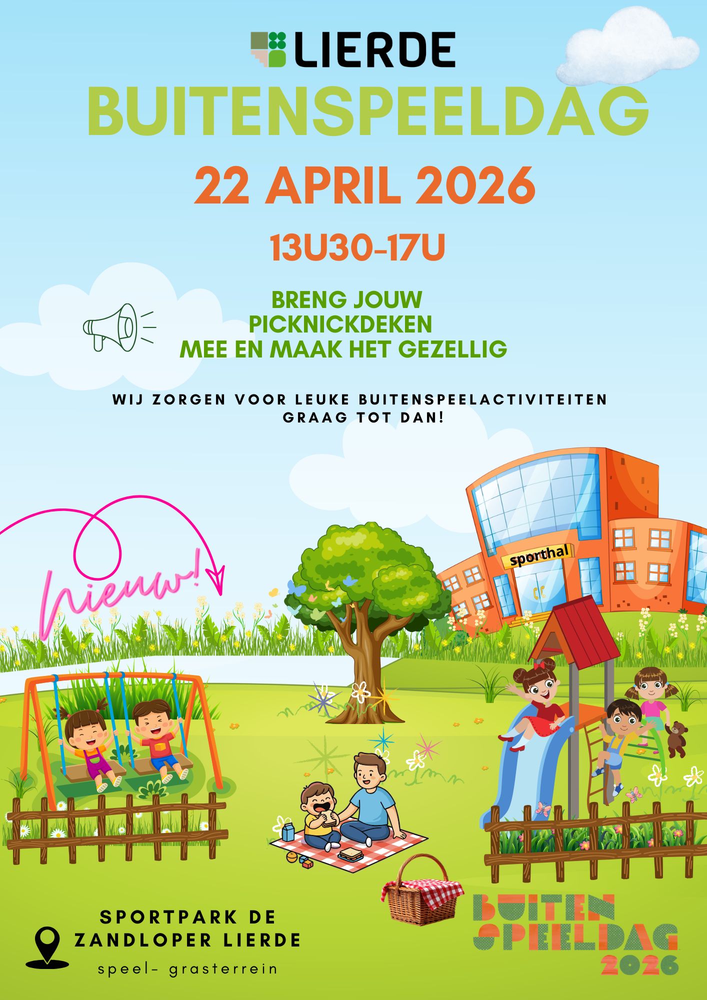 Affiche Buitenspeeldag