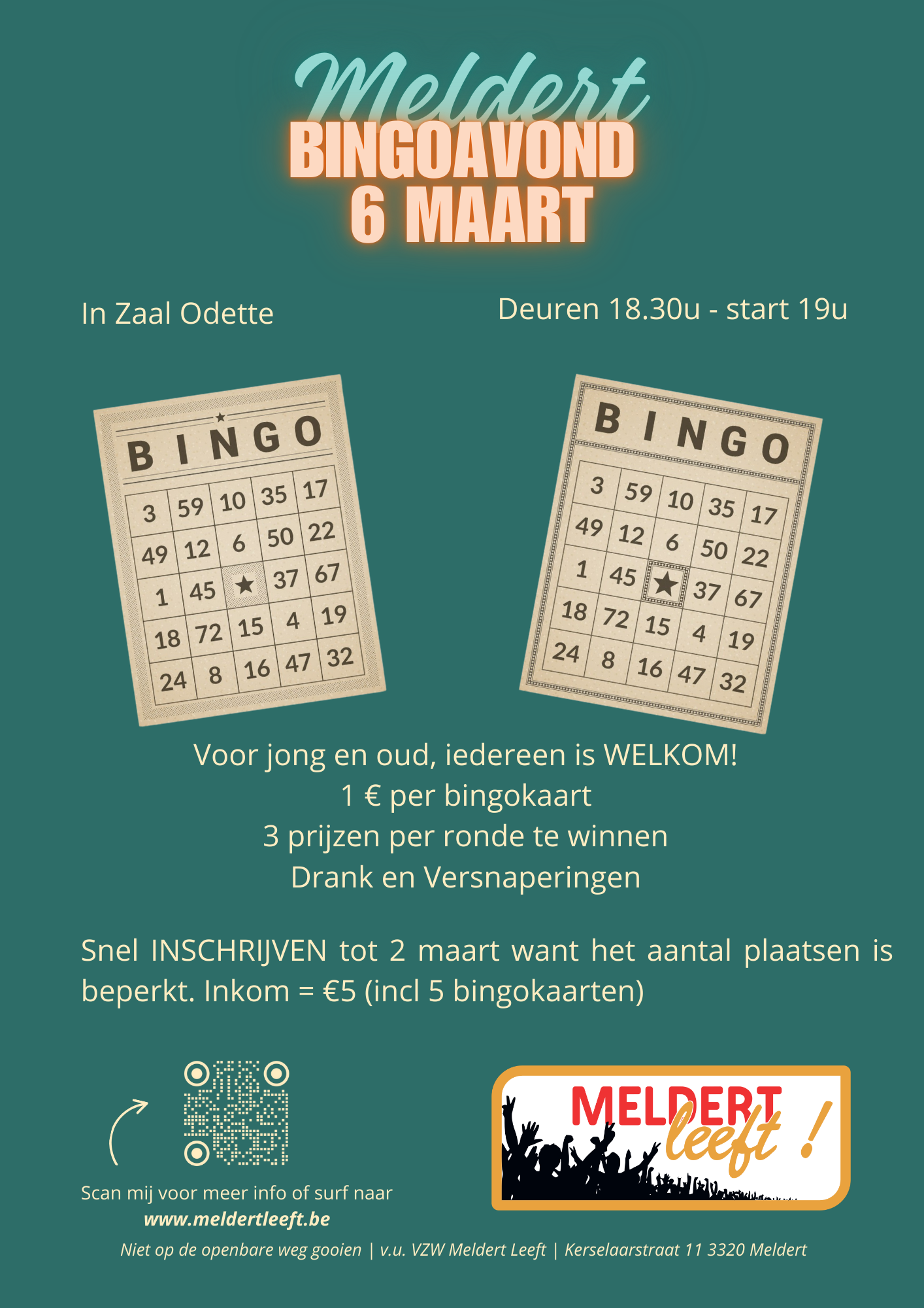 Affiche Bingoavond