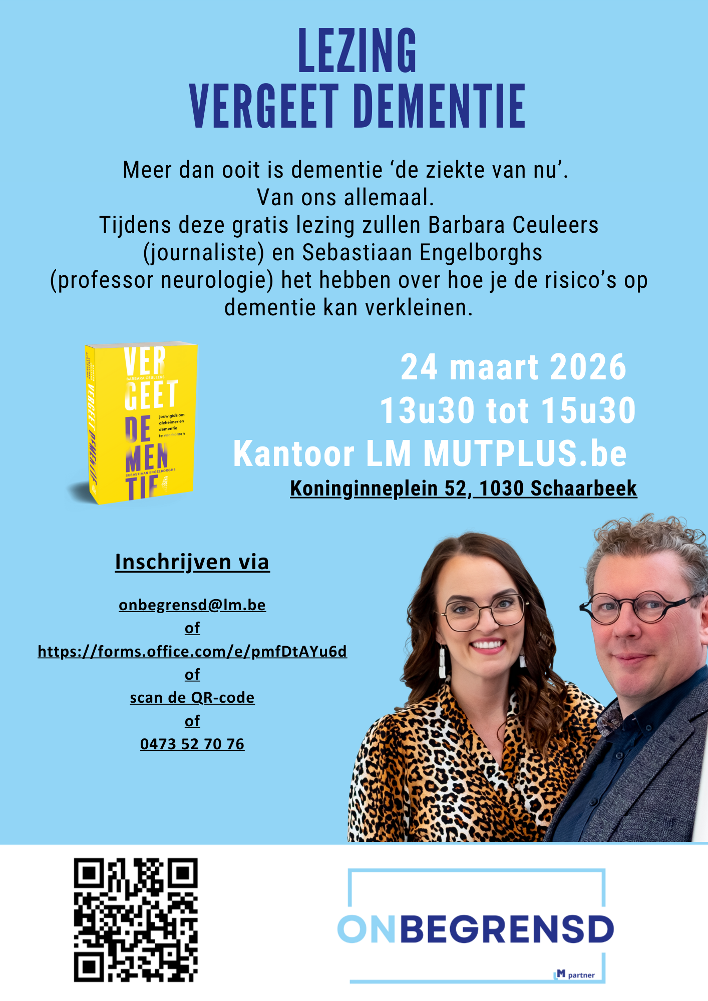 Lezing vergeet dementie