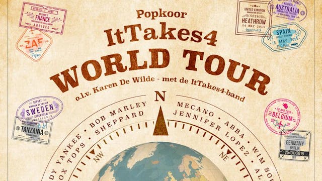 Flyer/uitnodiging voor onze concerten op 21 maart 2026 om 14.30u en 20u in de Ekerse Theaterzaal