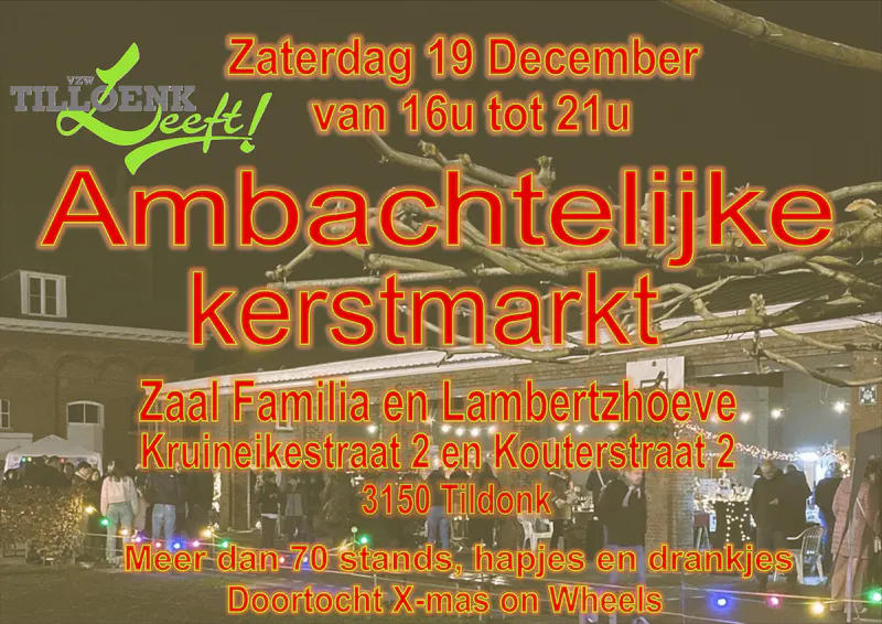 Ambachtelijke kerstmarkt door Tilloenk Leeft