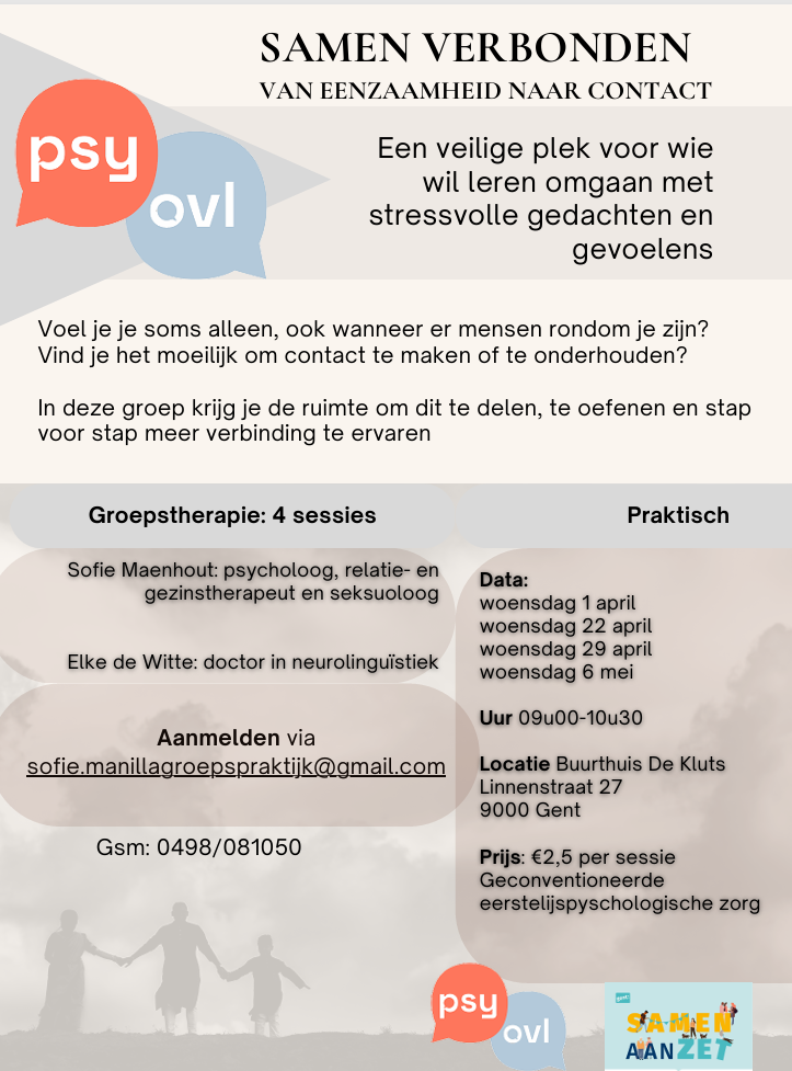 flyer samen verbonden