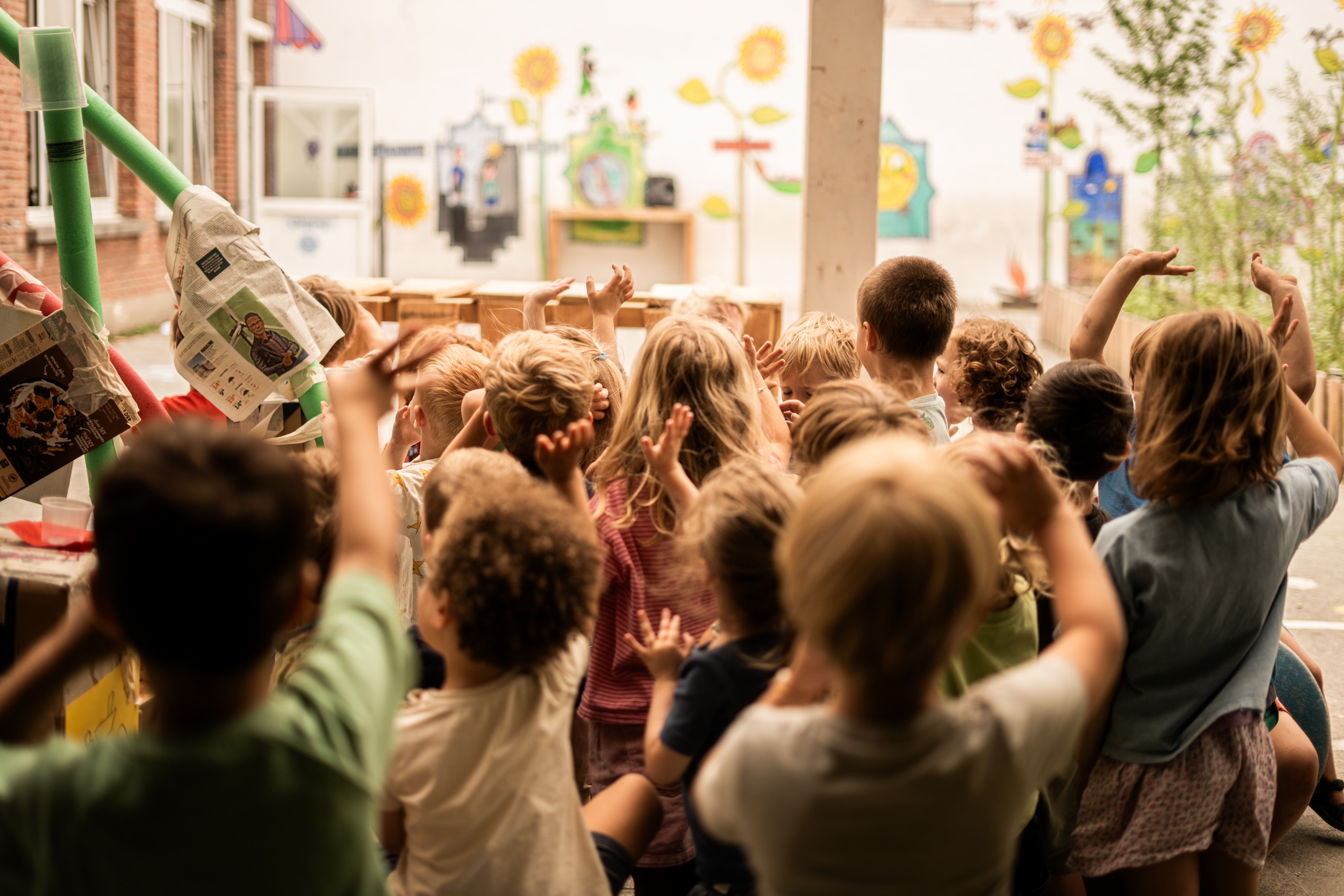 Dansende kinderen