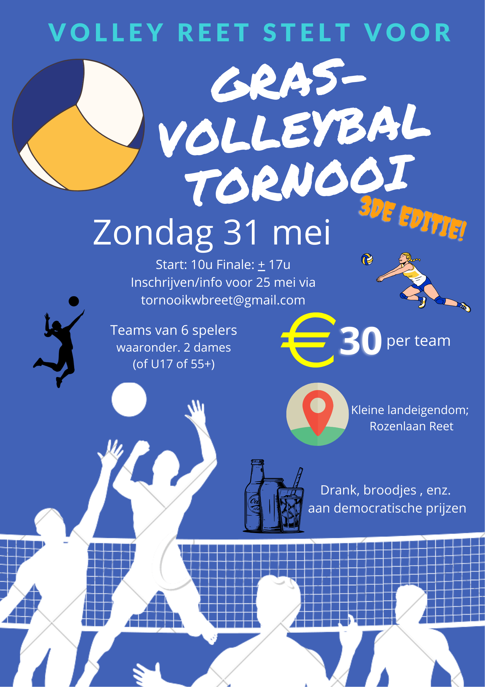 Grasvolleybal tornooi