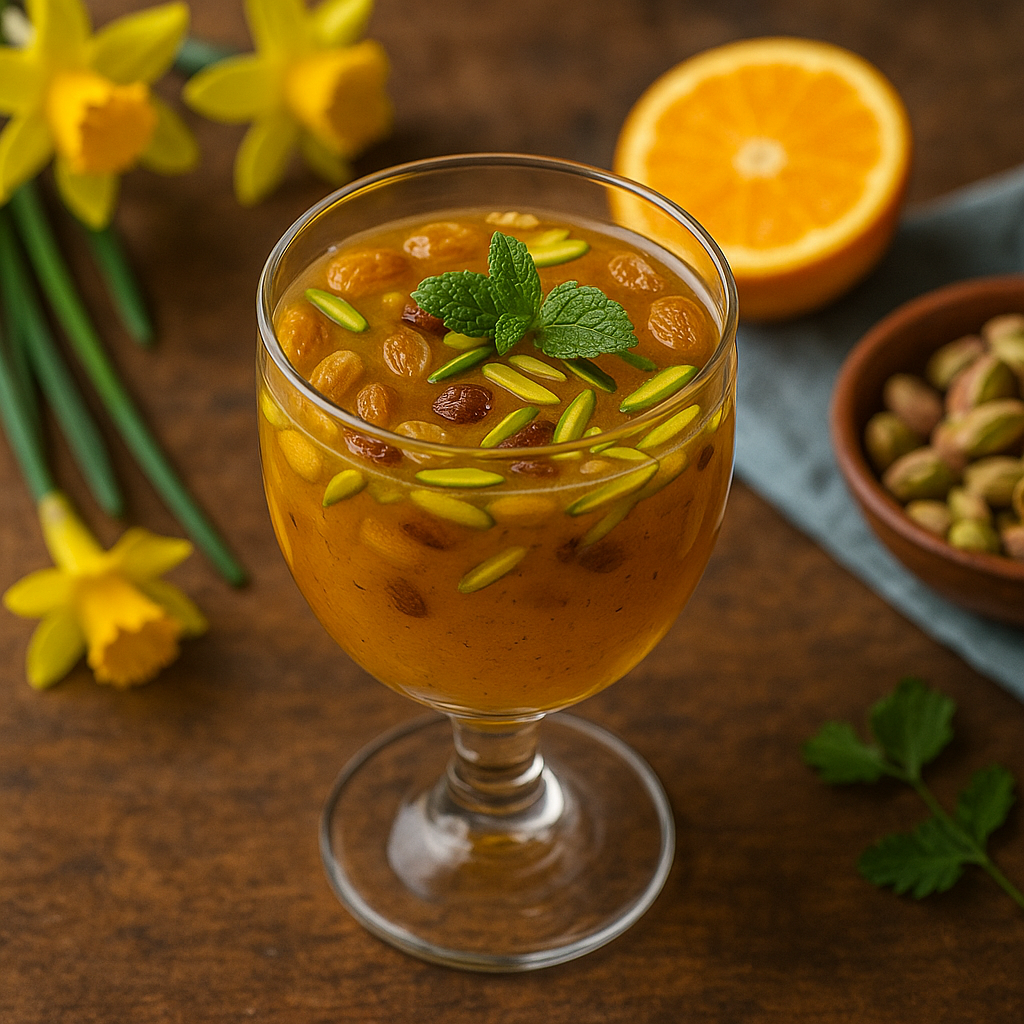 Maak het feestelijke drankje van Nowroz