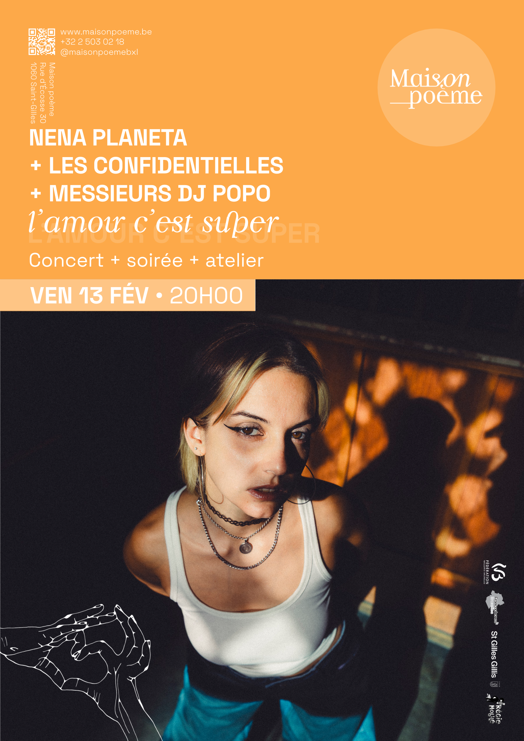 L'amour c'est super - Nena Planeta + Les Confidentielles + DJ PoPo