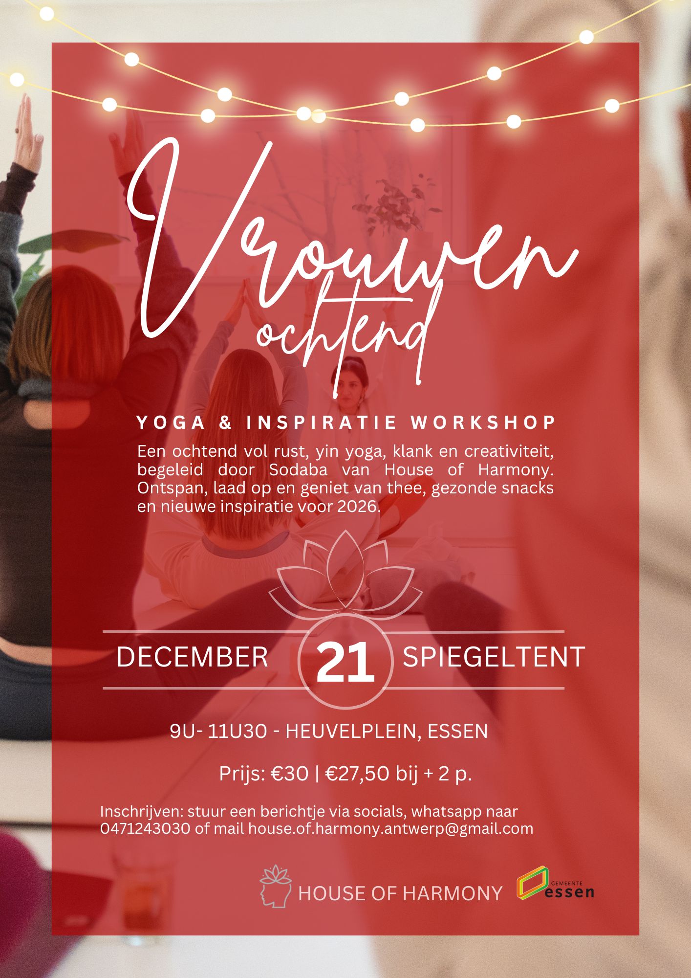 Vrouwenochtend: Yin Yoga & Inspiratie Workshop 