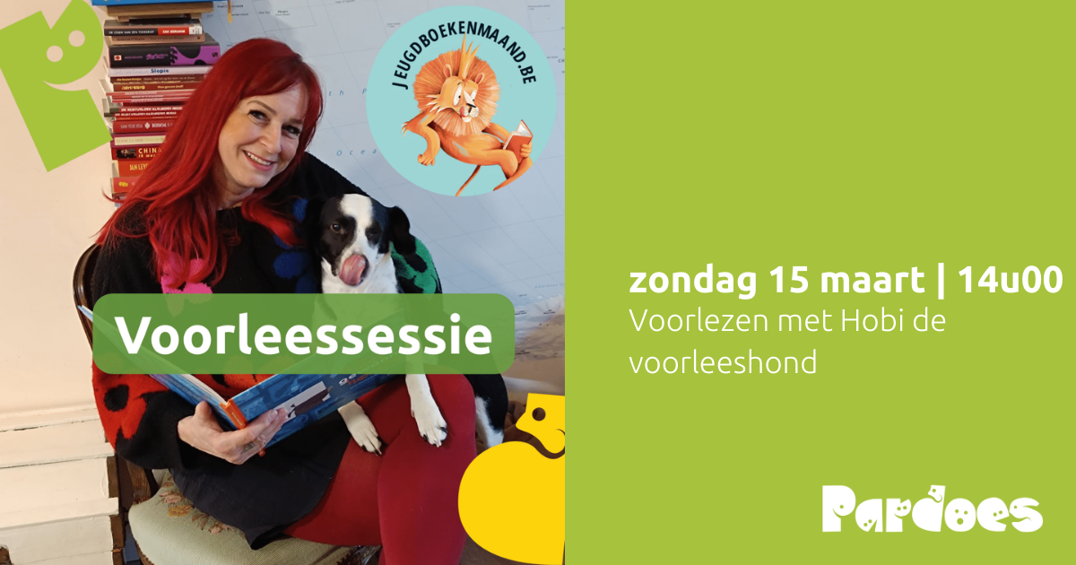 Voorlezen met Hobi de Voorleeshond