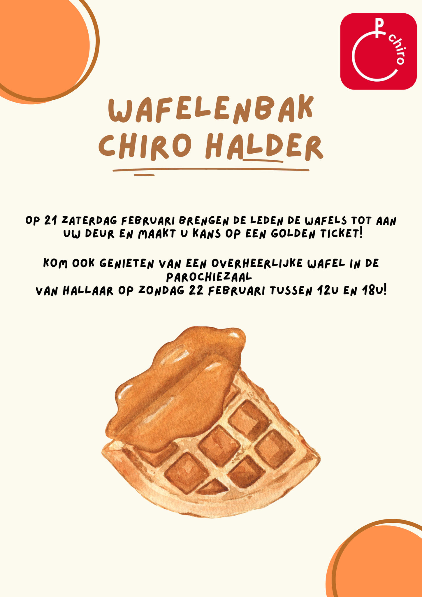 Wafelenbak Chiro Hallaar