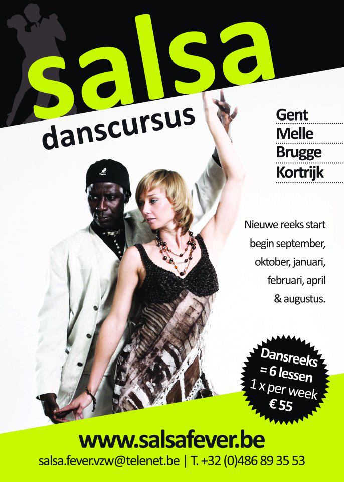 Salsa dans lessen in Kortrijk