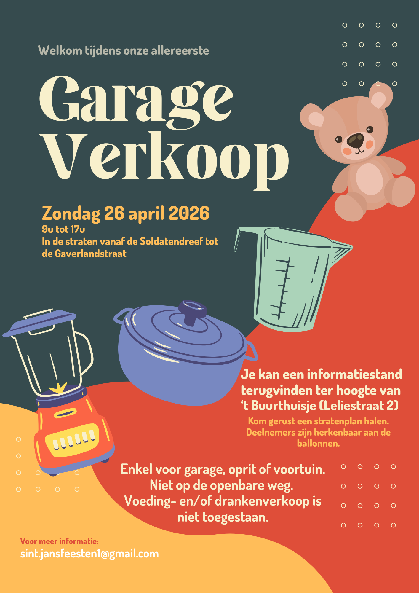 Affiche Garageverkoop