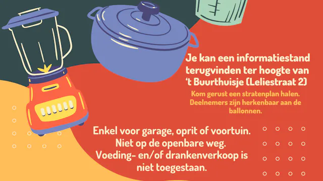 Affiche Garageverkoop