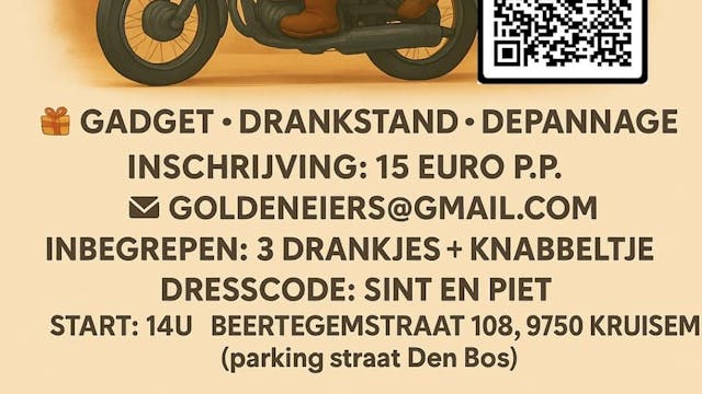 Affiche Sinterklaas brommerrit