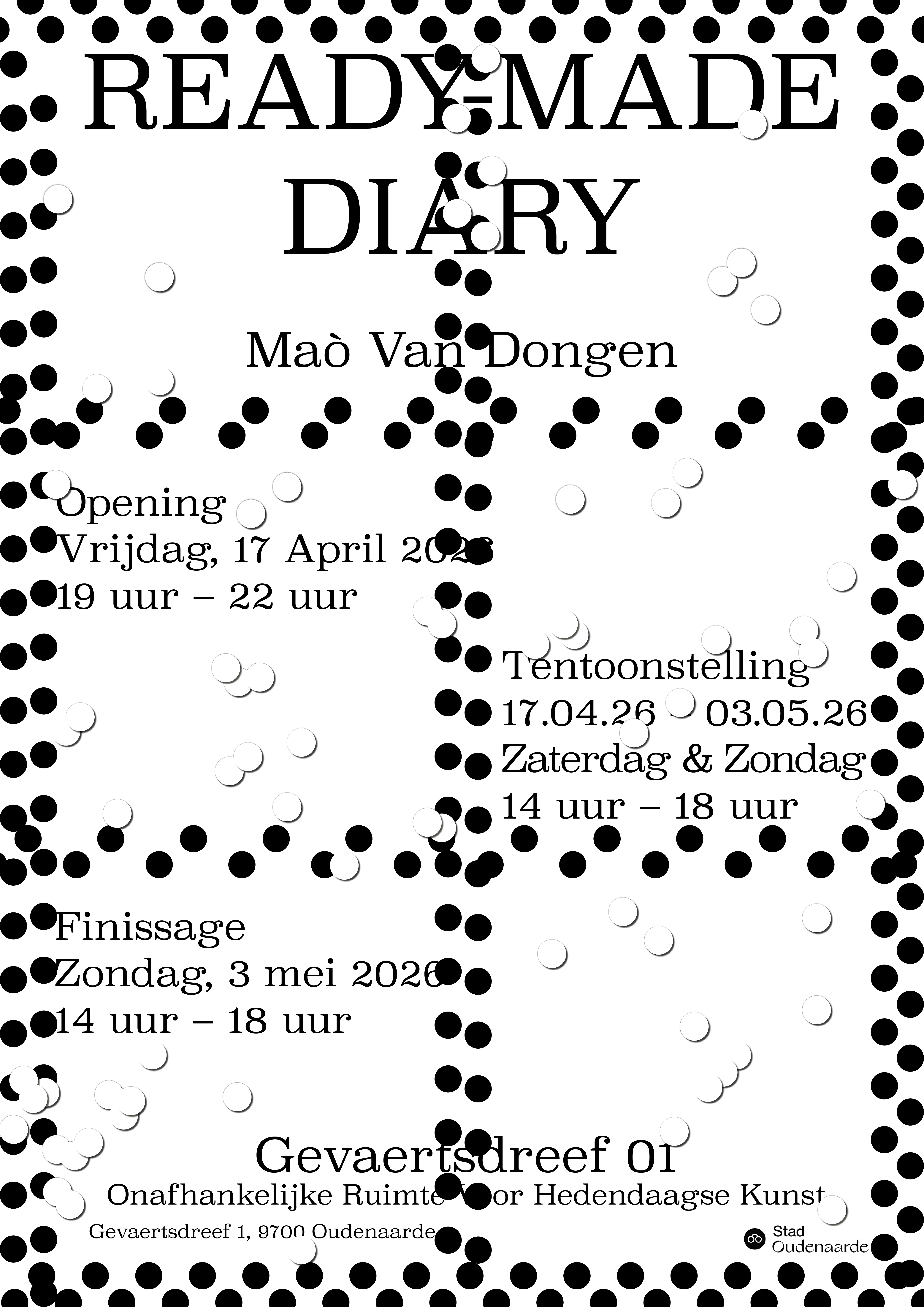READY-MADE DIARY –  Maò Van Dongen