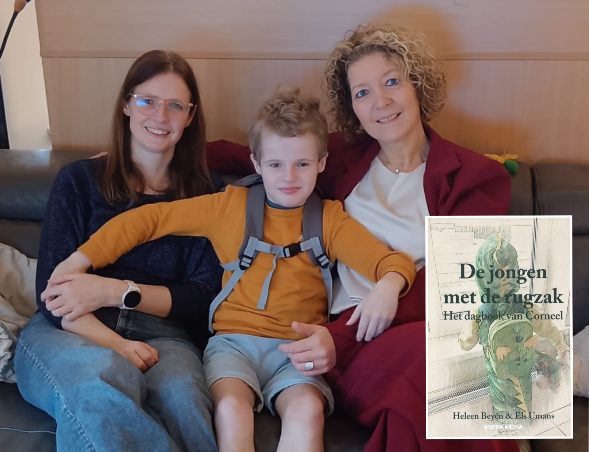 De jongen met de rugzak