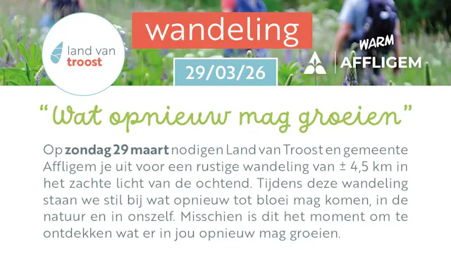 Rustige ochtendwandeling