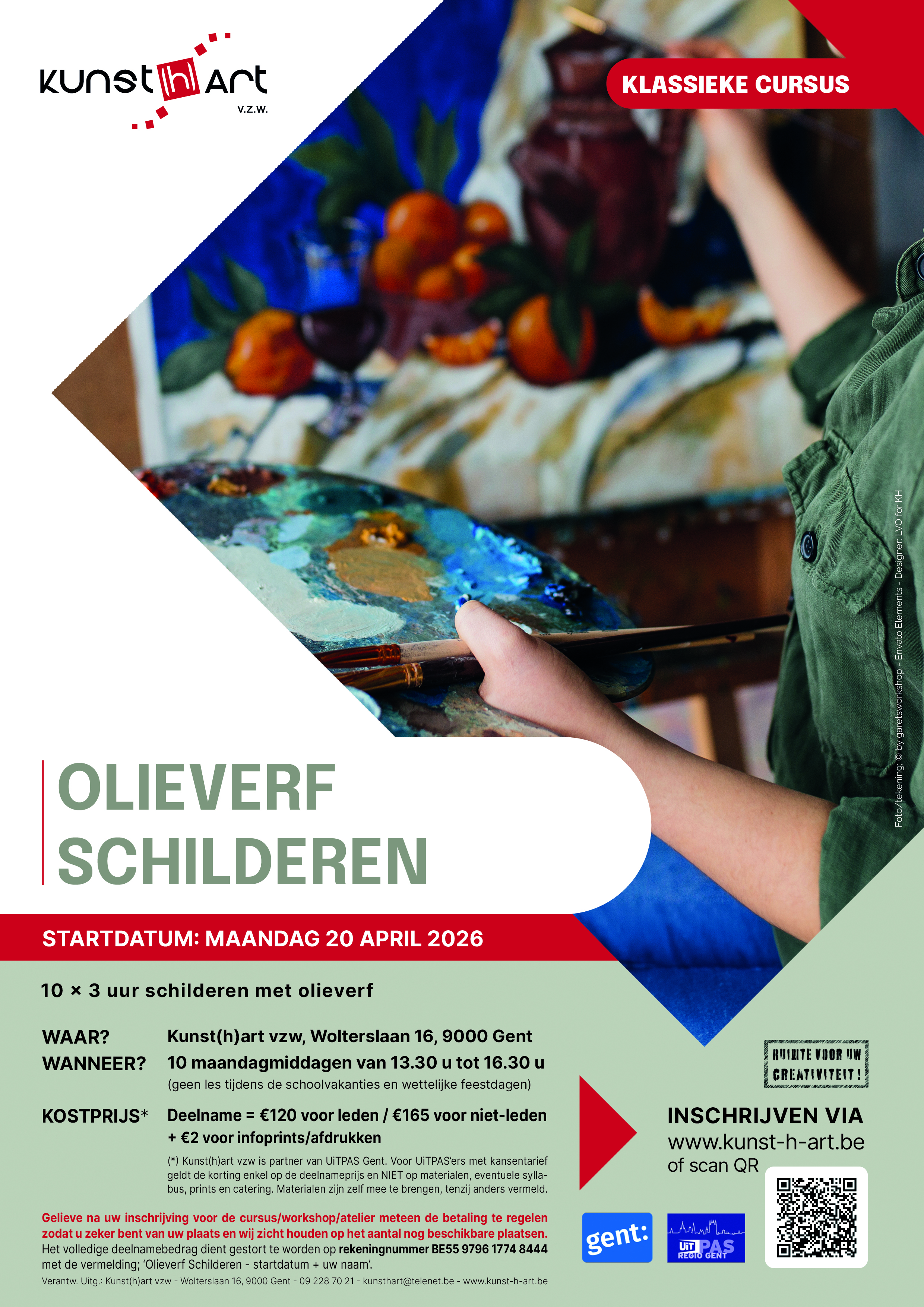 Affiche Olieverfschilderen