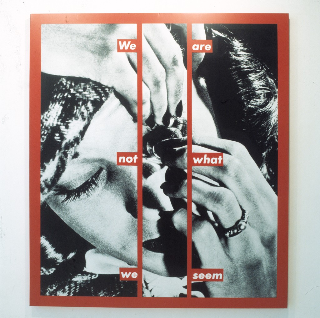 Barbara Kruger, We Are Not What We Seem, 1988. Collection M HKA/Collection Flemish Community.