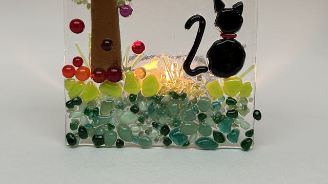 Glaskunst Workshop Theelichtje met tafereeltje