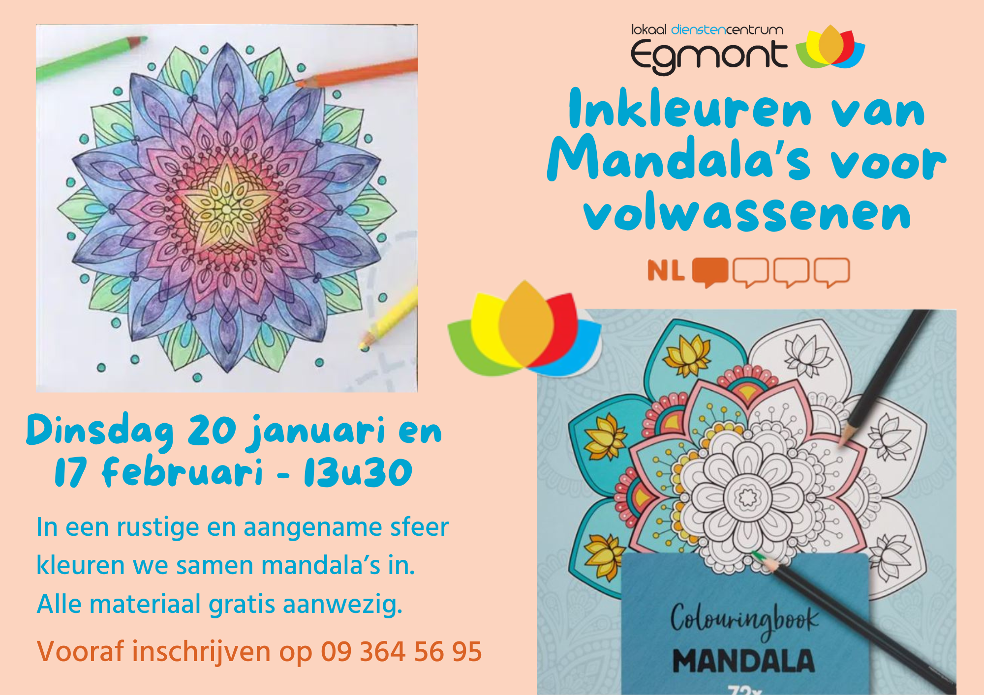 Mandala's inkleuren