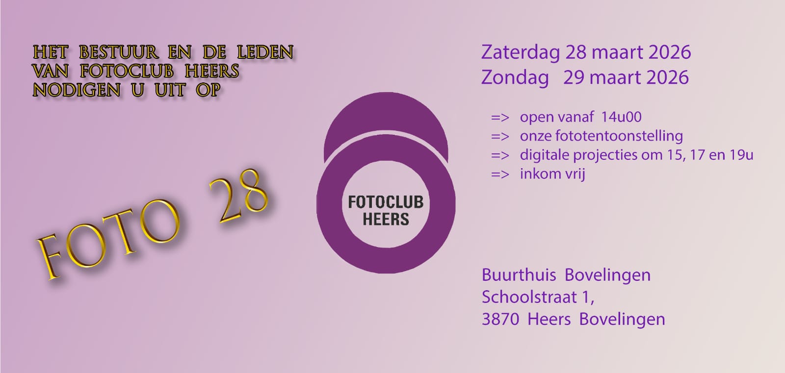 Tentoonstelling "Foto 28"