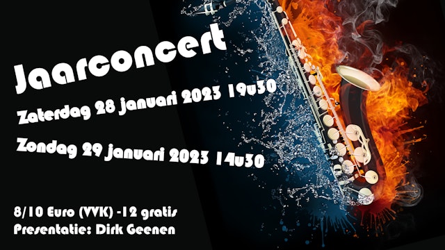 Afbeelding van de affiche van het concert