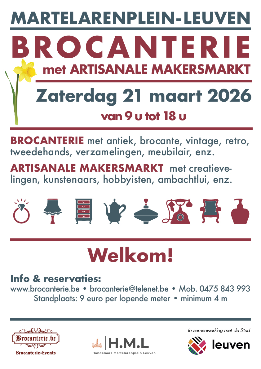 Brocanterie met Artisanale Makersmarkt - Leuven
