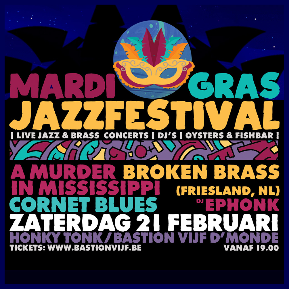 Mardi Gras Jazzfestival Dendermonde i.s.m Bastion V