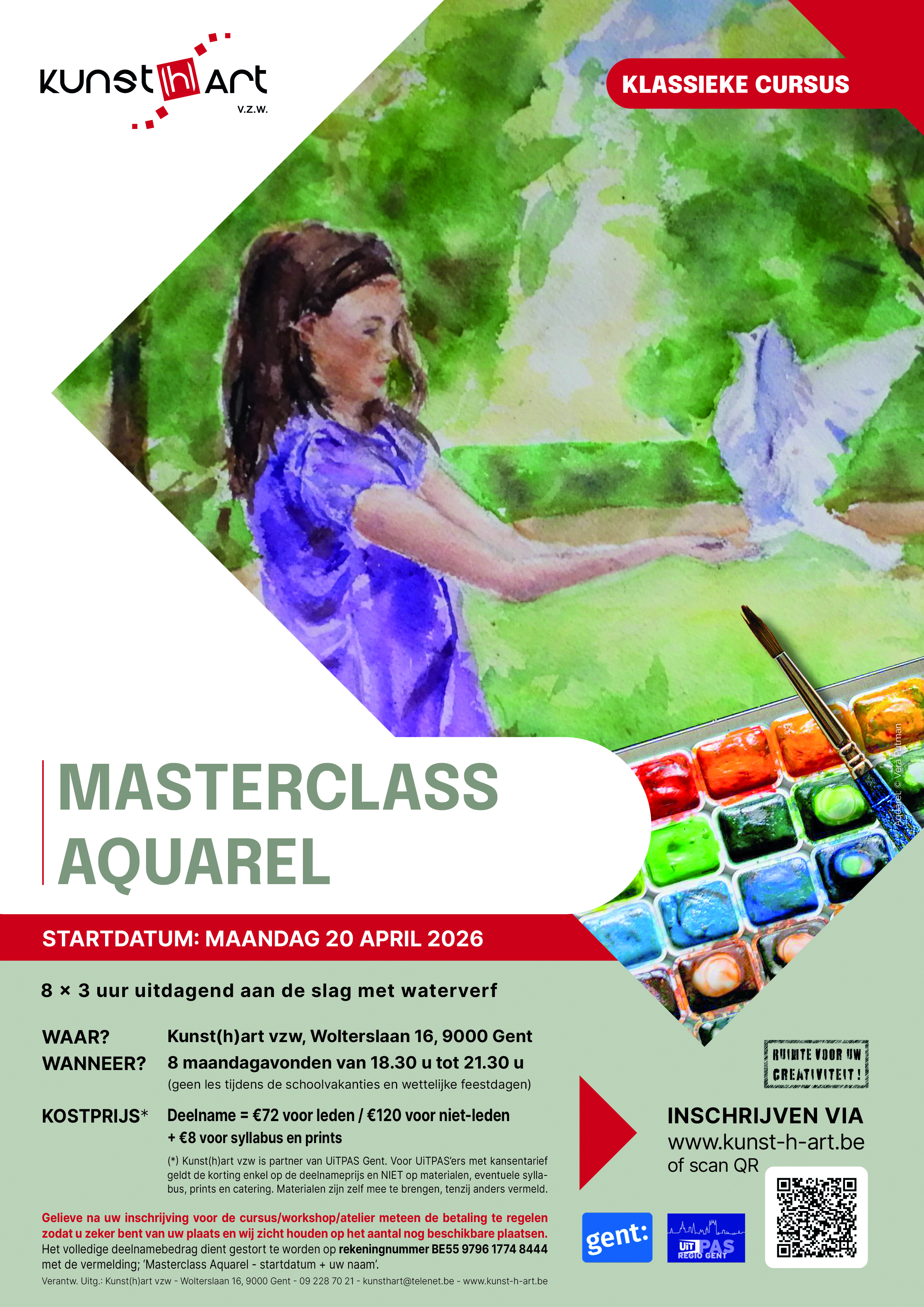 Affiche Masterclass Aquarel