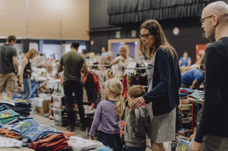 Tweedehandsbeurs Gezinsbond babyspullen, kinderkledij, speelgoed