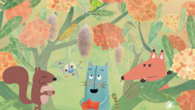 Poster Vrolijke vriendjes