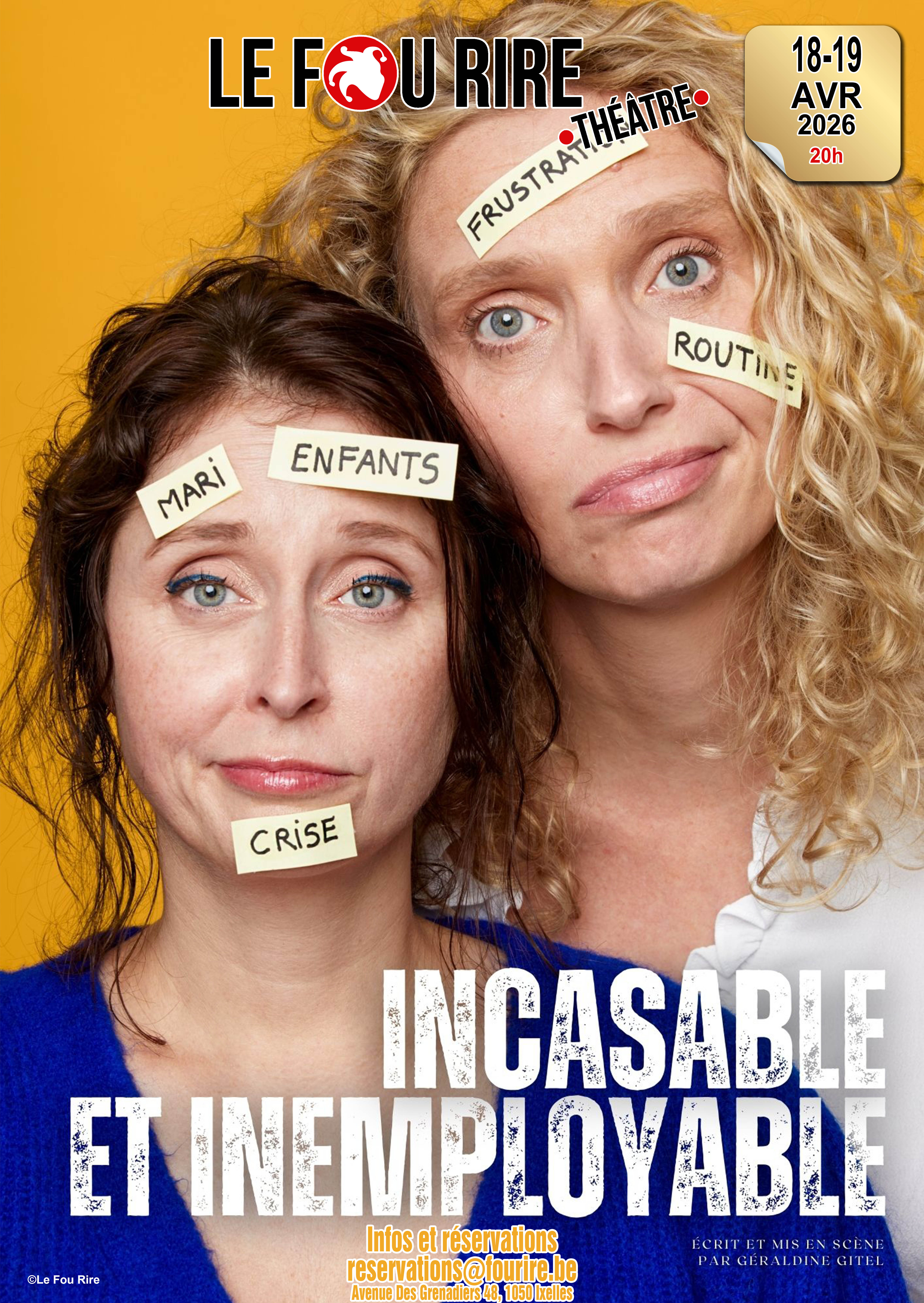 incasable et inemployable