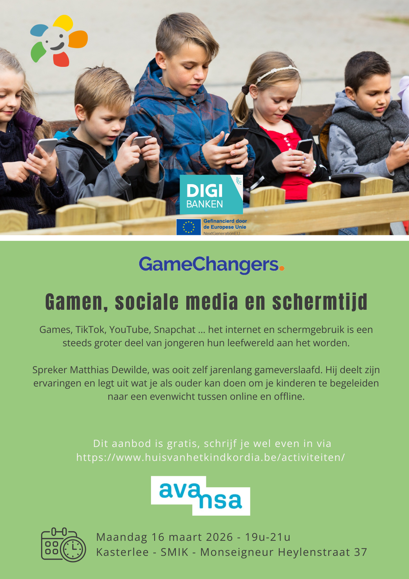 Flyer activiteit