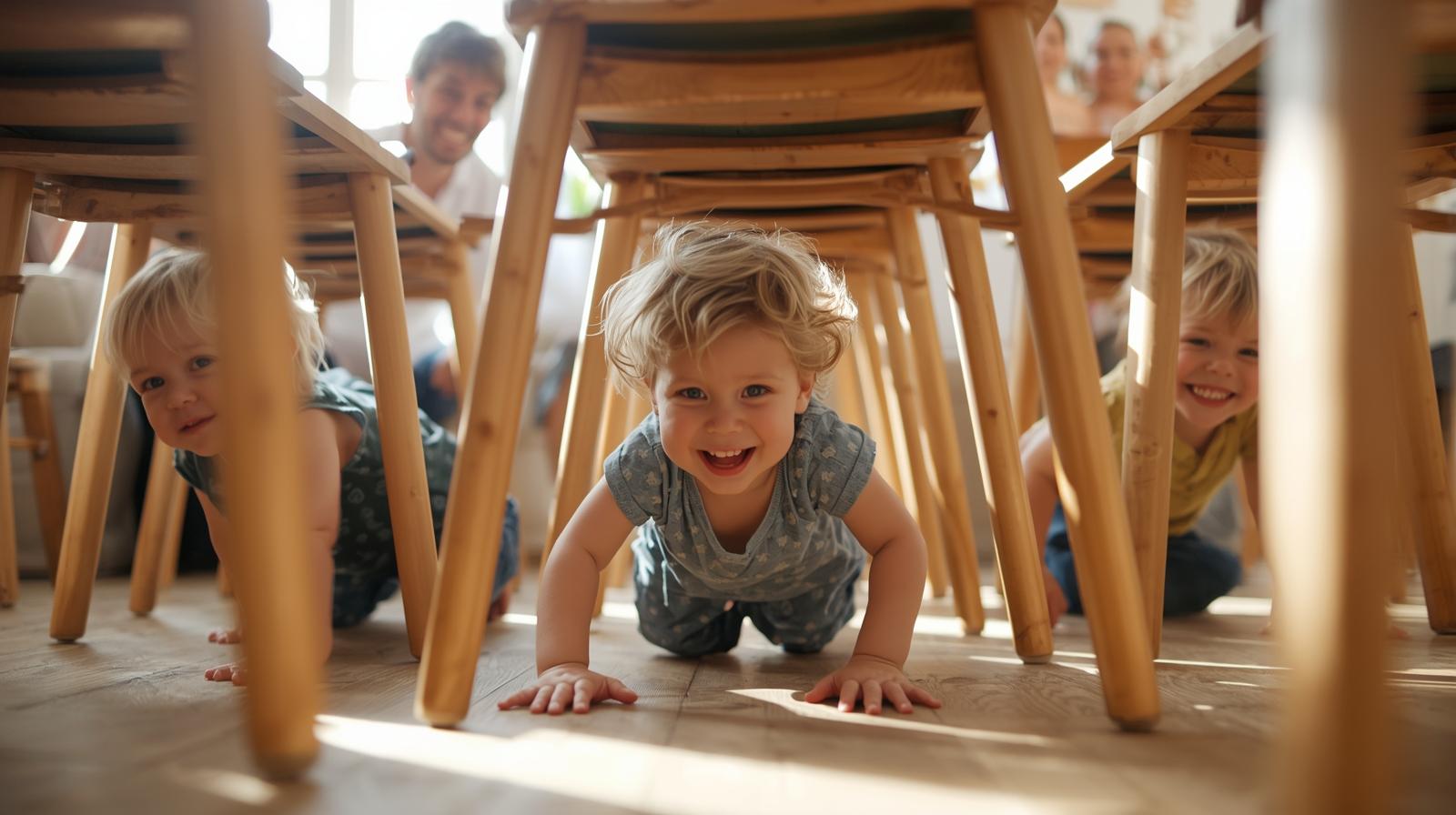 We maken een tof parcours dat je thuis ook kan maken.