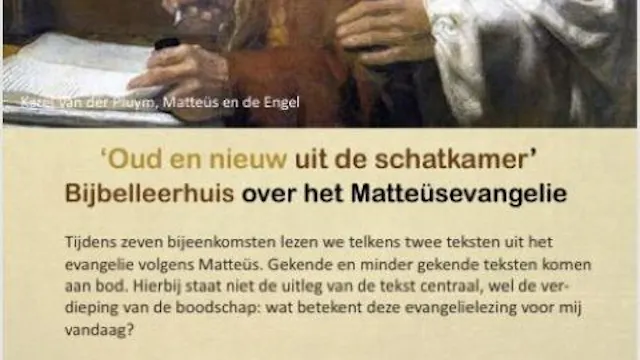 Bijbelstudie: Evangelie van Matteüs