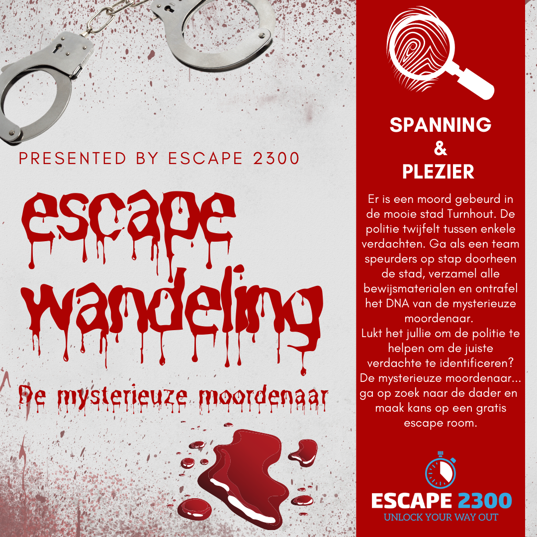 Escape wandeling "De Mysterieuze moordenaar"