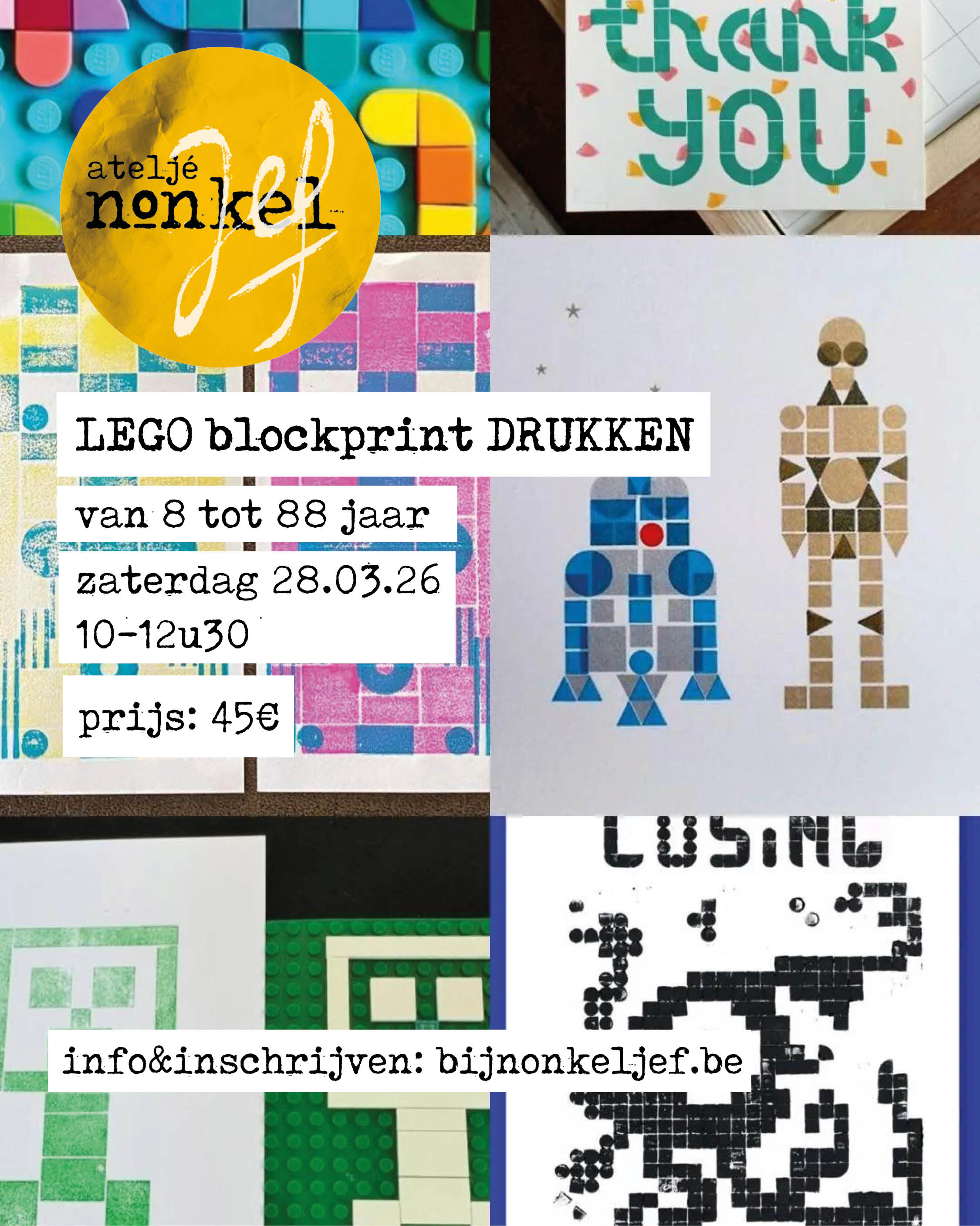 Creër je eigen LEGO drukwerk