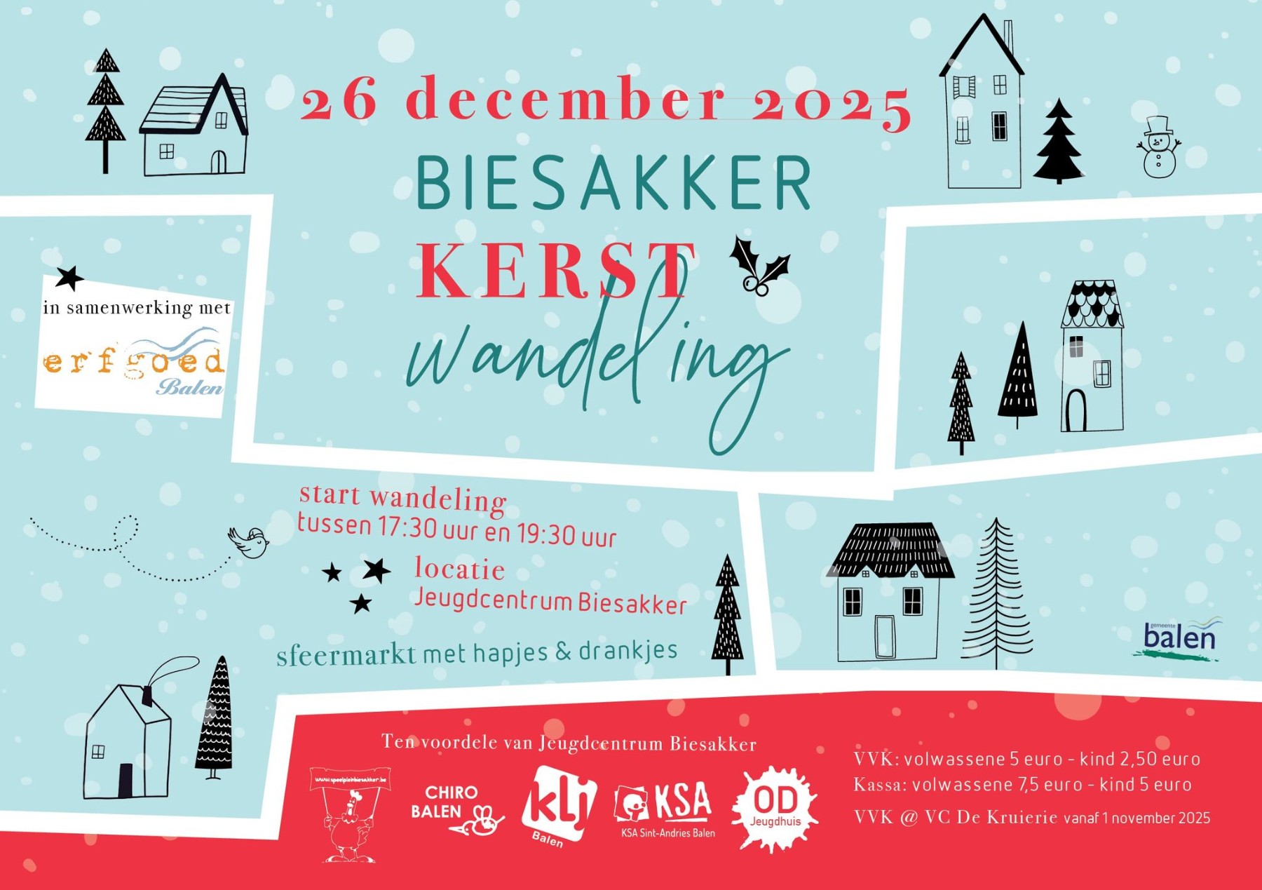 Biesakkerkerstwandeling