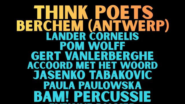 Think Poets 15 april 2026
