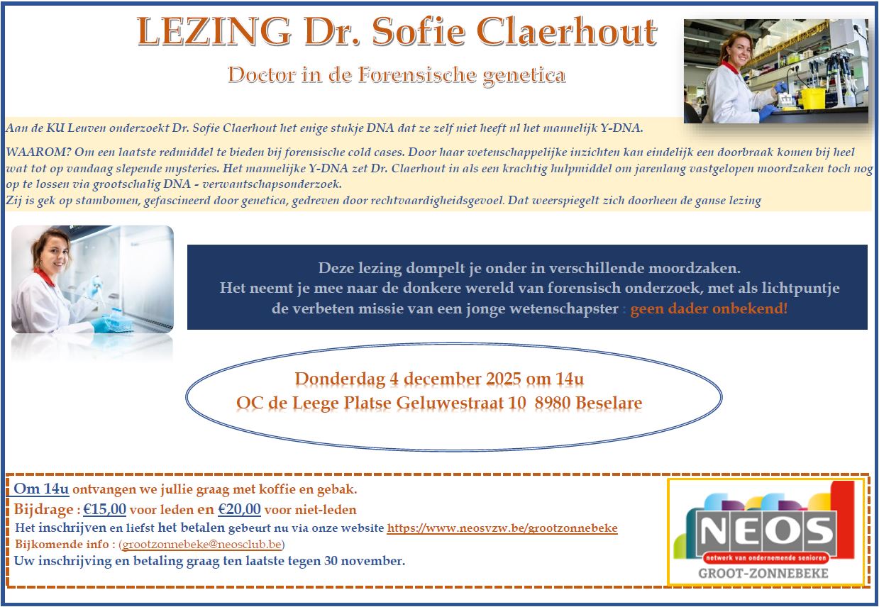 Lezing Sofie Claerhout