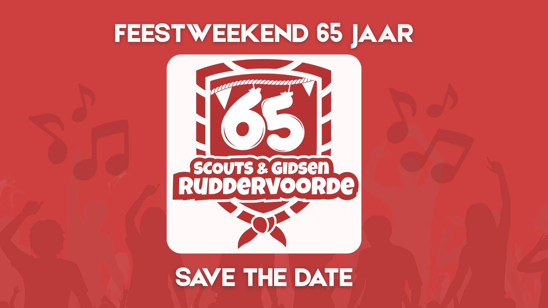 Dit jaar blaast onze scouts 65 kaarsjes uit, en dat laten we natuurlijk niet onopgemerkt voorbij gaan! Kom dit samen met ons vieren! 