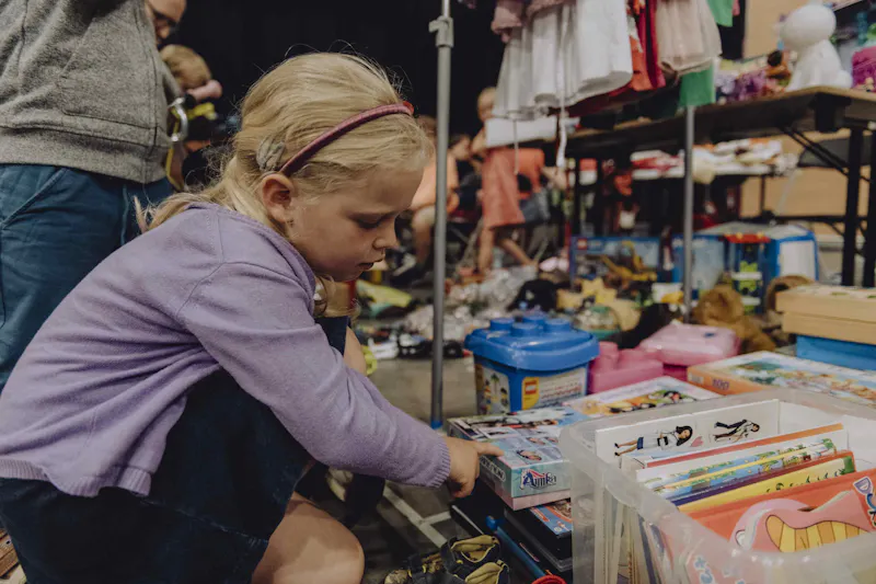 Tweedehandsbeurs voor kinderkleding en speelgoed